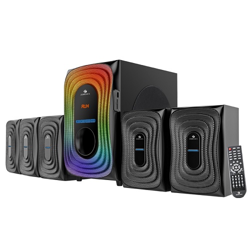 Zebronics 5.1 Bluetooth Computer Multimedia Speaker Wave SW RUCF